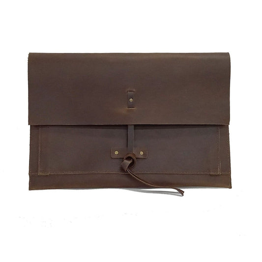 Leather Laptop Case in Espresso-SutiSana-Granville Brothers