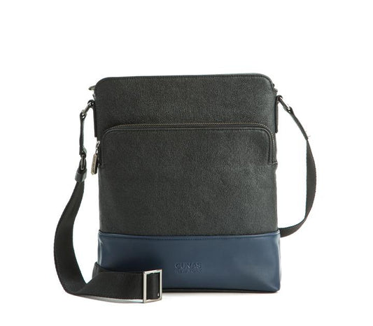 Tom - Blue Men's Vegan Sling Bag-Bags & Luggage - Men's Bags - Crossbody Bags-GUNAS NEW YORK-Granville Brothers