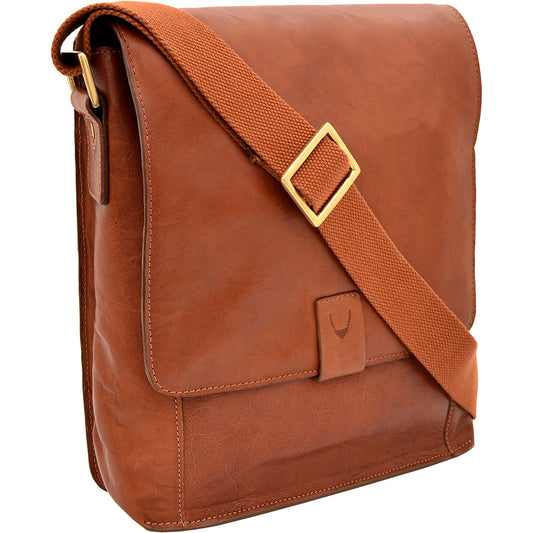 Aiden Medium Leather Crossbody Messenger Bag for Men-Bags & Luggage - Men's Bags - Crossbody Bags-Hidesign-Granville Brothers