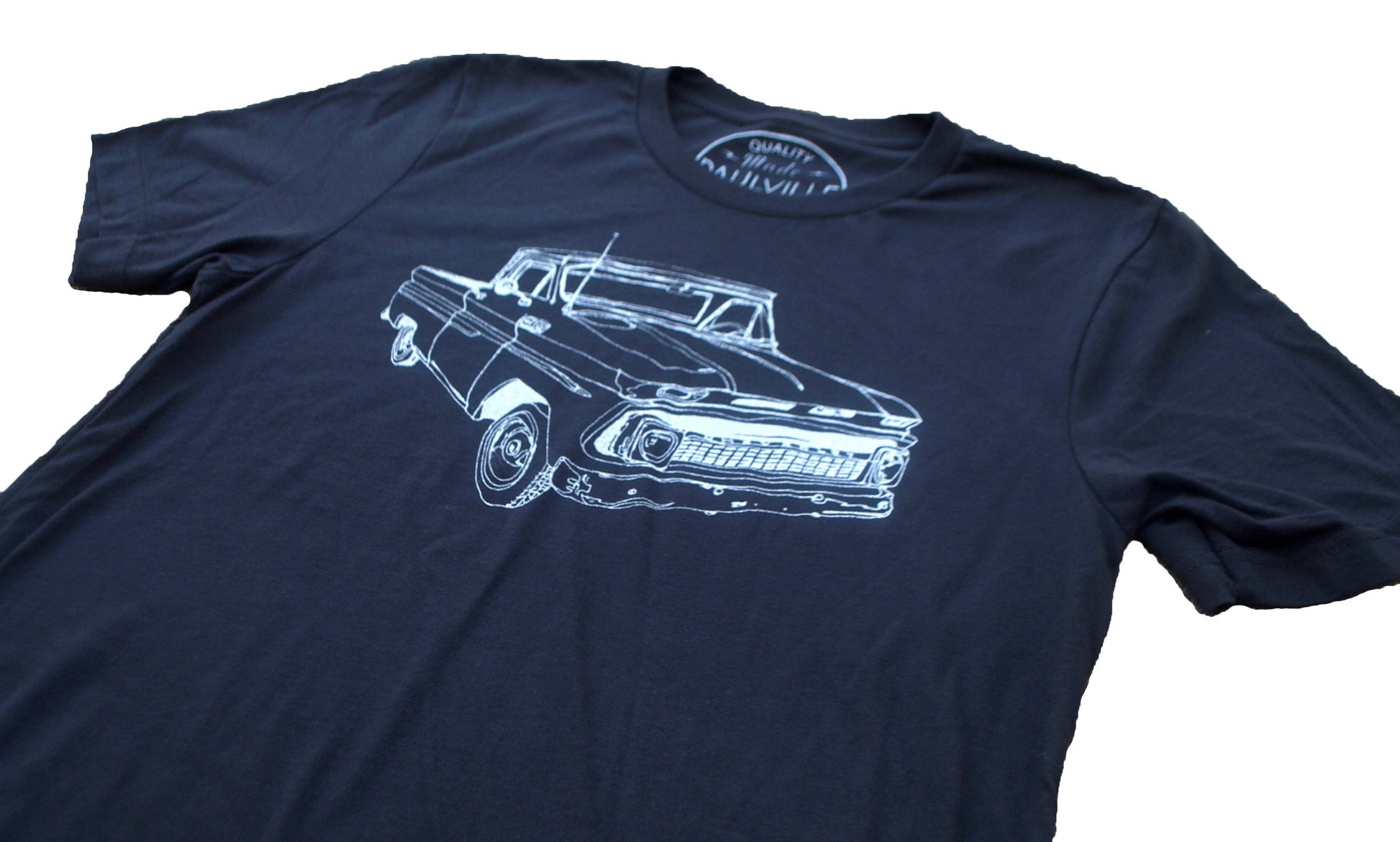 Old Chevy Truck Dark Grey T-Shirt For Men-Men's Fashion - Men's Clothing - Tops & Tees - T-Shirts-Paulville Goods-S-Granville Brothers