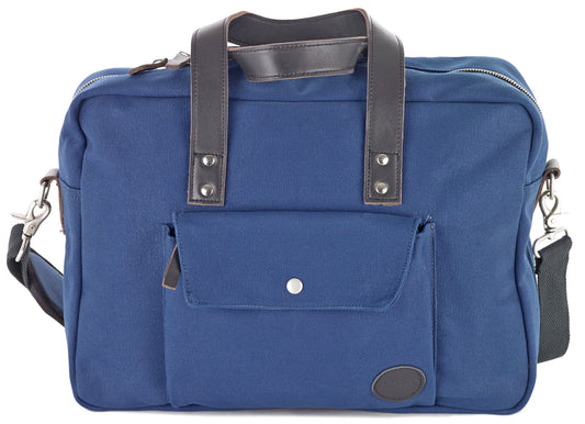 Navy Everyday Brief Case for Men or Women-Bags & Luggage - Men's Bags - Briefcases-Galore Groupe-Granville Brothers