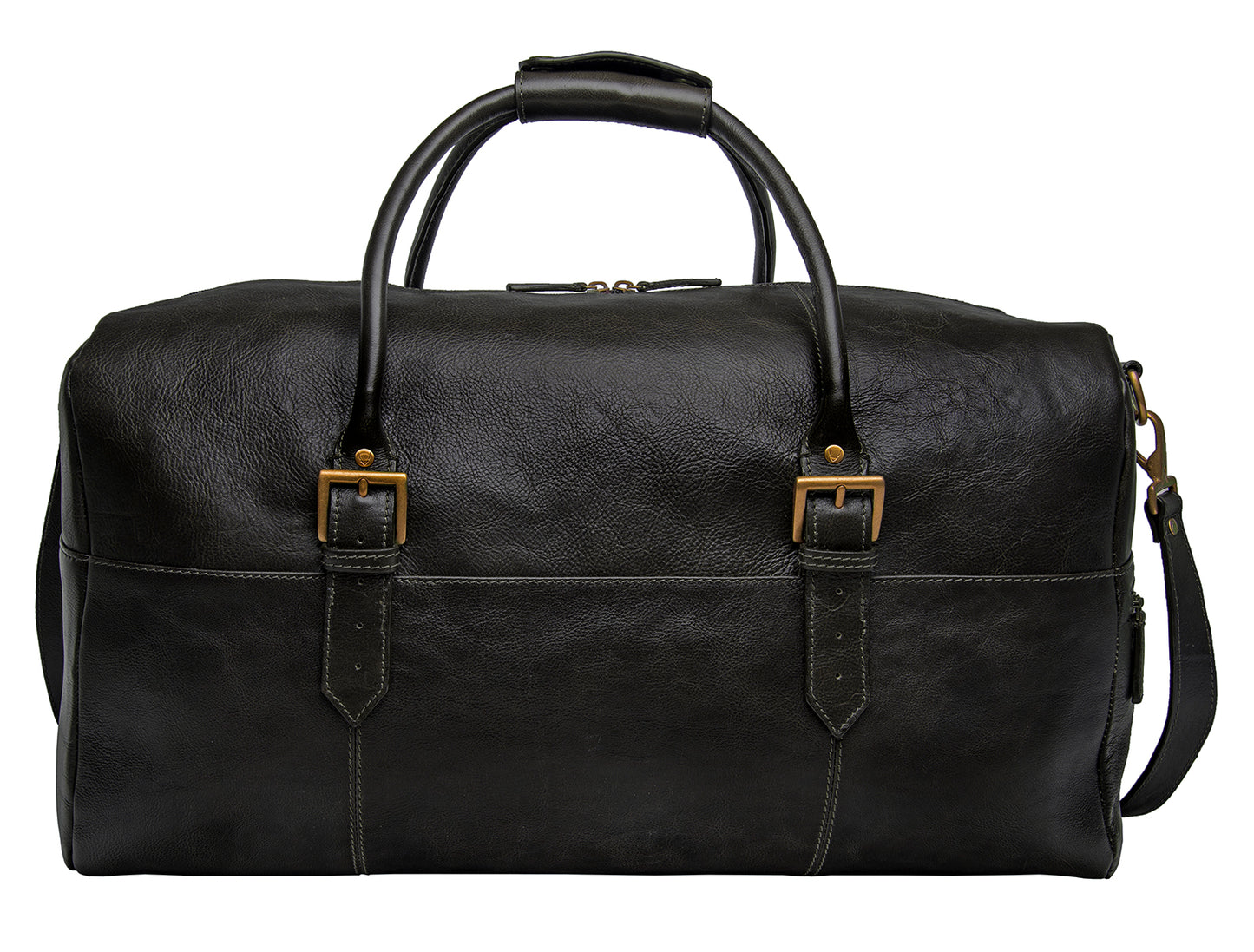 Hidesign Charles Leather Cabin Travel Duffle Weekend Bag-Granville Brothers