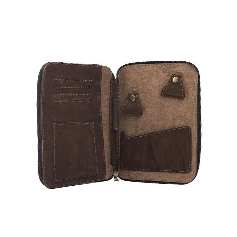 Expedition Travel Case in Distressed Walnut-SutiSana-Granville Brothers