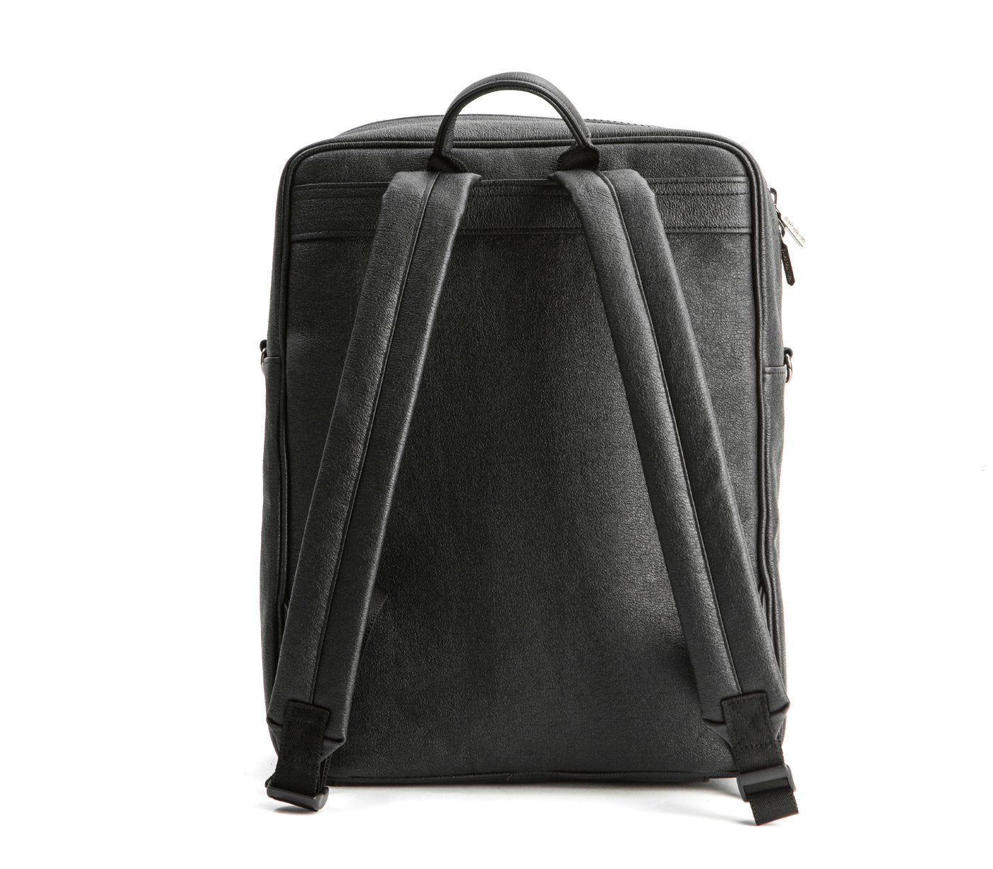 Jared - Grey Vegan Leather Men's Backpack-Bags & Luggage - Men's Bags - Backpacks-GUNAS NEW YORK-Granville Brothers