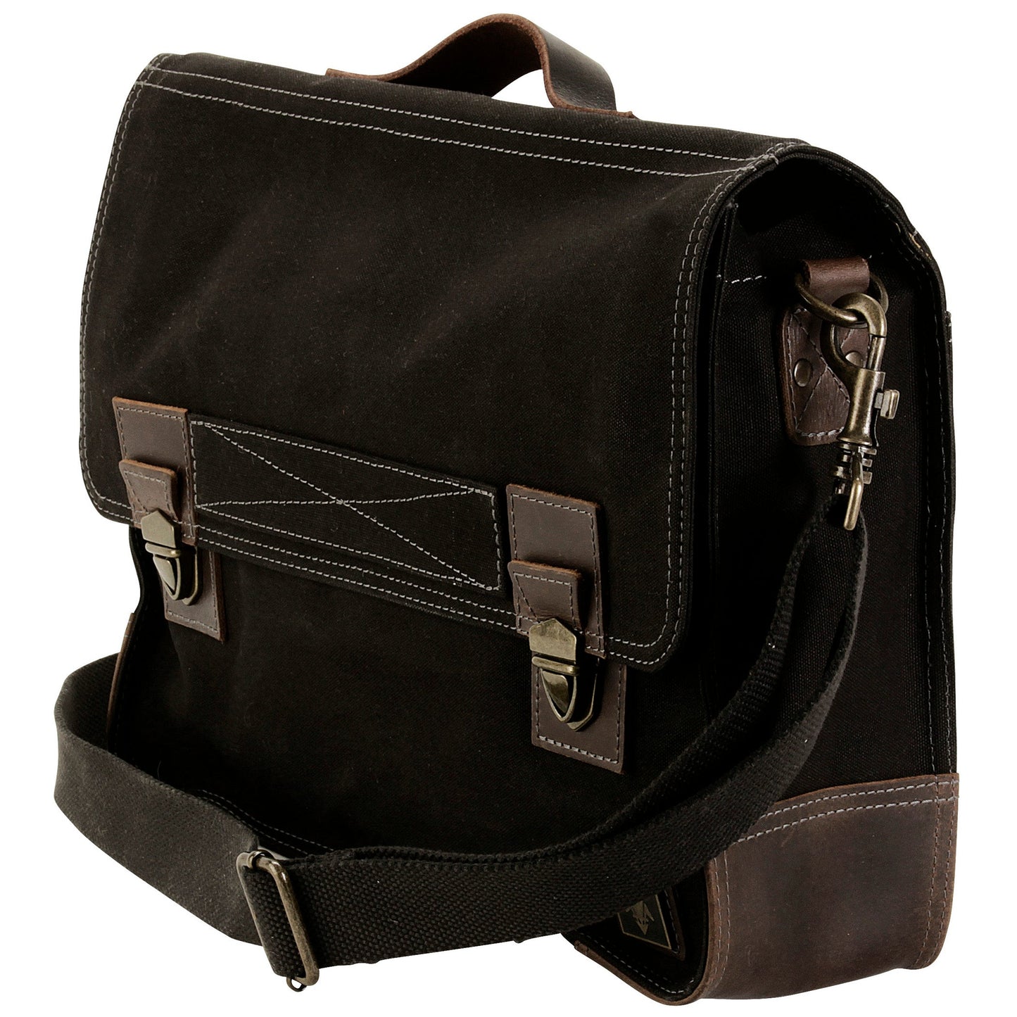 Work Bag - Messenger Bag - Canvas - Leather Handle for Men