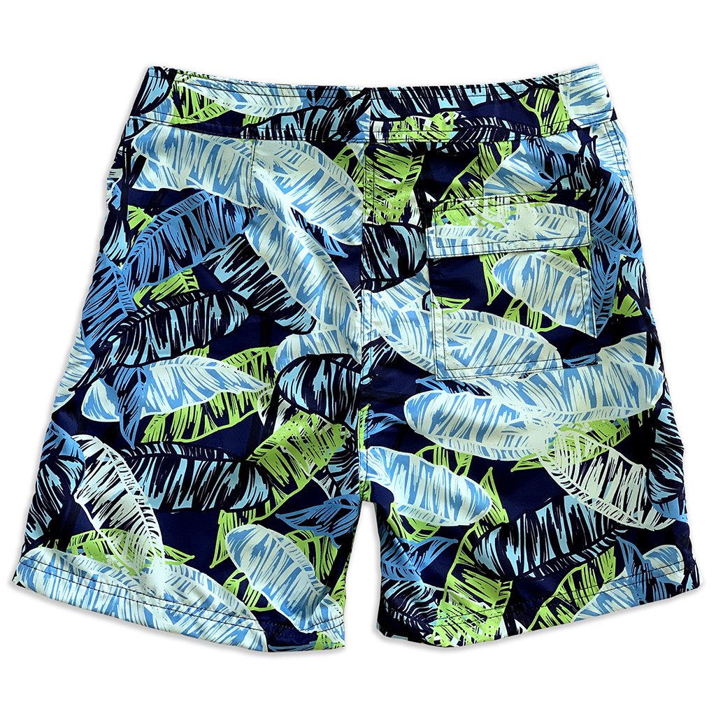 La Palma Eco-Beachwear Surf Botanical Print 17" Boardshorts-S-Granville Brothers