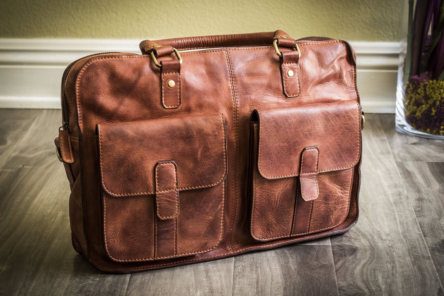 Commuter Briefcase - For Men-Kiko Leather-Granville Brothers