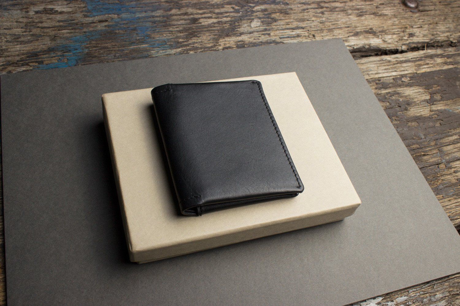 Slim Leather Bifold Wallet for Men-Kiko Leather-Granville Brothers