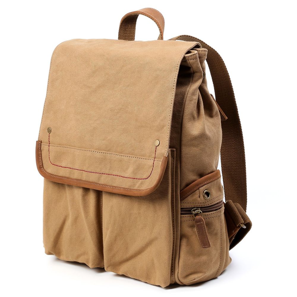 Atona Flap Canvas Backpack - Travel Bag-Old Trend-Granville Brothers