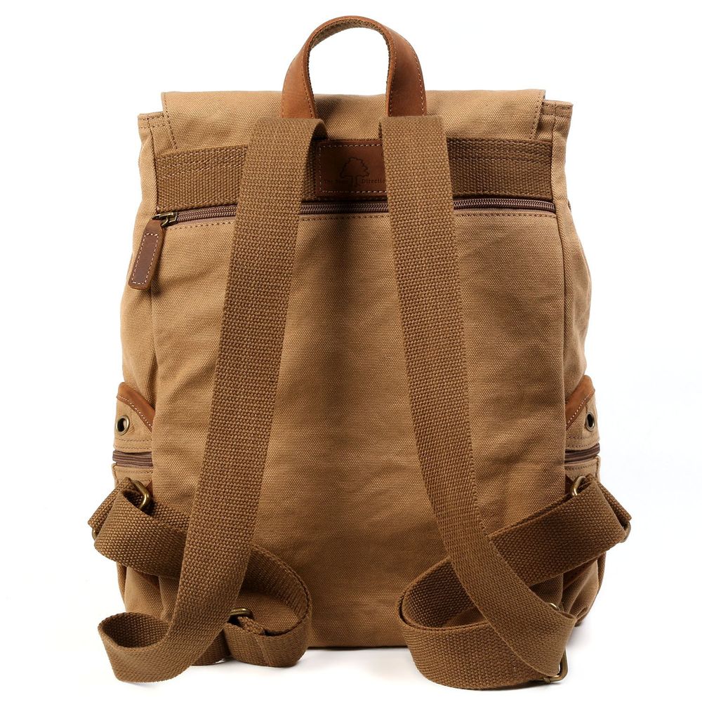 Atona Flap Canvas Backpack - Travel Bag-Old Trend-Granville Brothers