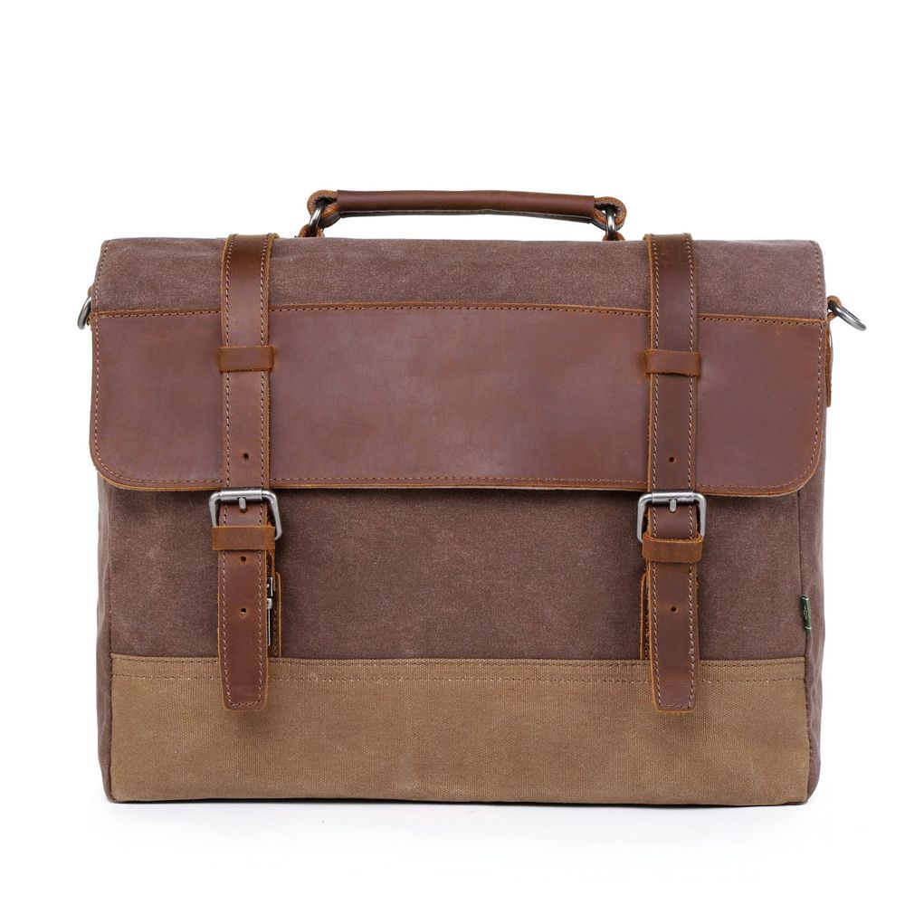 Fountain Valley Briefcase with Leather Accents-Old Trend-Granville Brothers