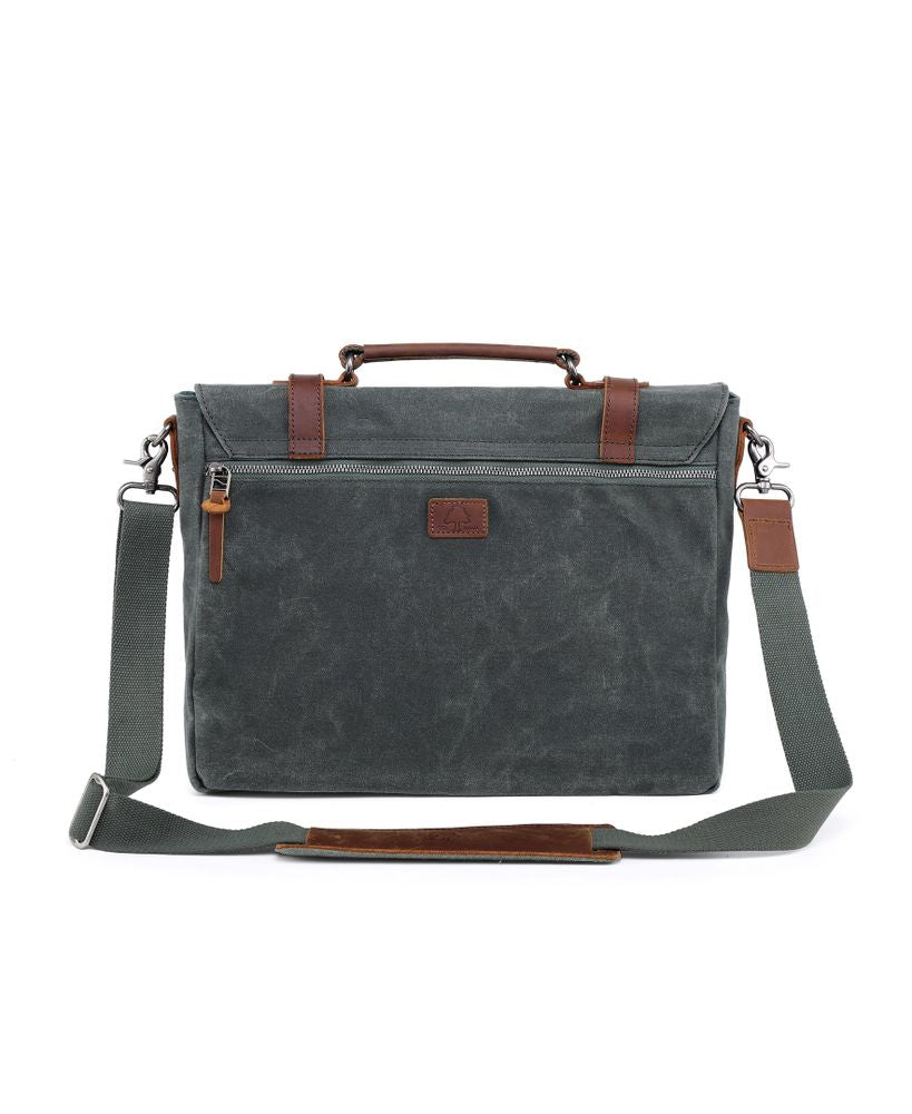 Fountain Valley Briefcase with Leather Accents-Old Trend-Granville Brothers