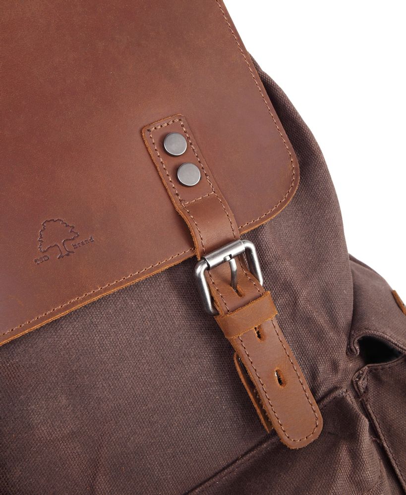 Stone Creek Backpack - Canvas - Leather Accents for Men-Old Trend-Granville Brothers