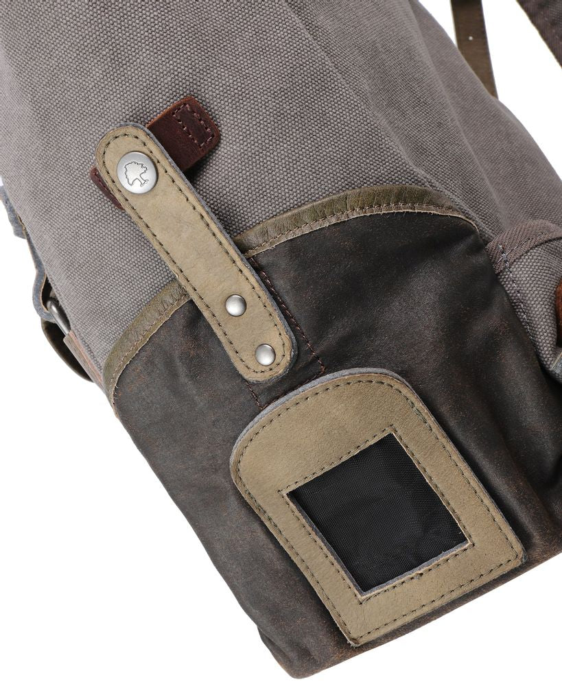 Tapa Two-Tone Canvas Backpack