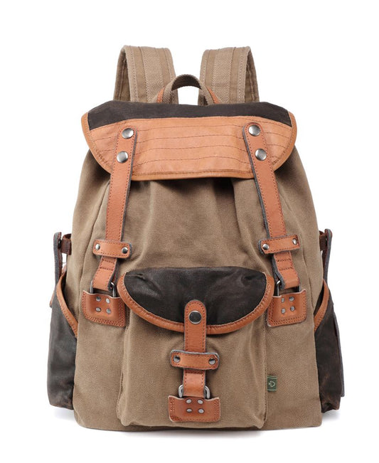 Tapa Two-Tone Canvas Backpack