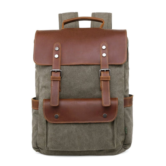 VALLEY HILL BACKPACK - Canvas - Leather Accents-Old Trend-Granville Brothers