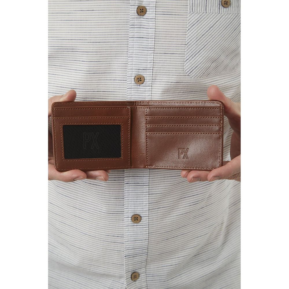 Evan Vegan Leather Bi-Fold Wallet for Men-PX Clothing-Granville Brothers