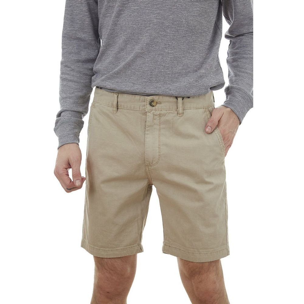 Adan Men's Twill Shorts - hand in pocket
