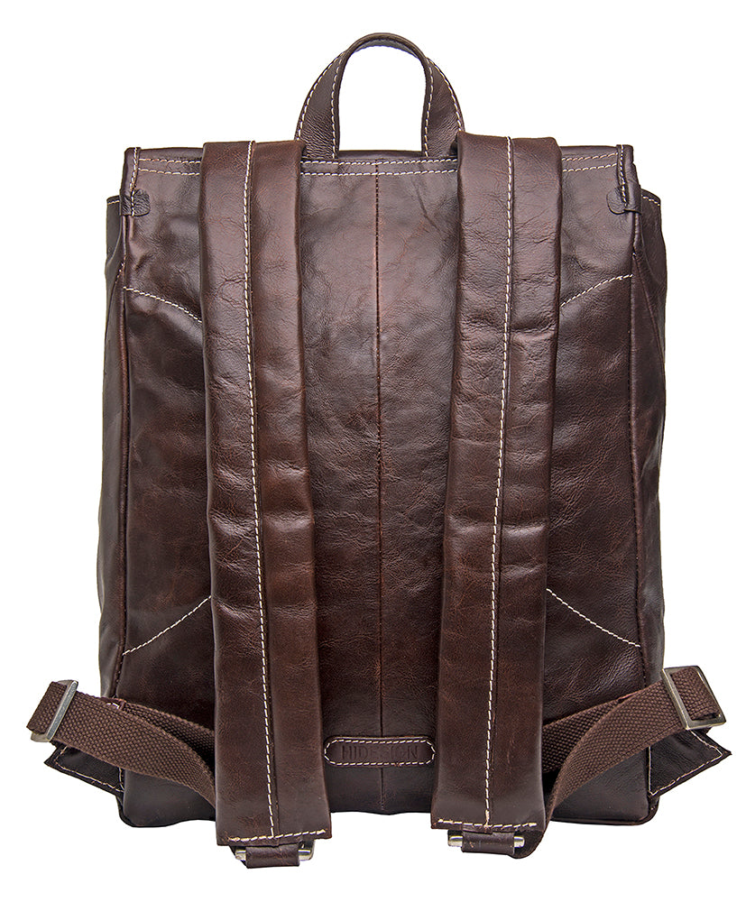 Hidesign Hector Leather Backpack for Men-Bags & Luggage - Men's Bags - Backpacks-Hidesign-Granville Brothers
